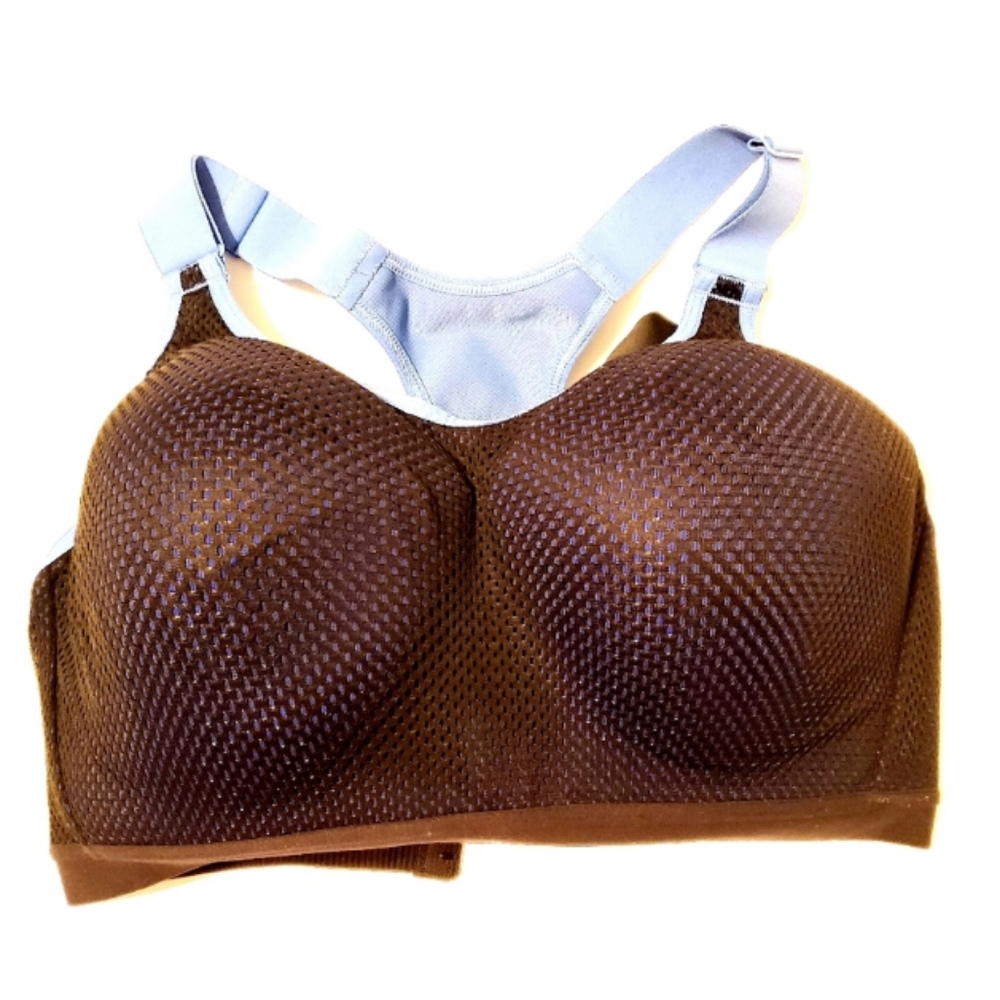 EUC Black/Blue Victoria's secret sports bra